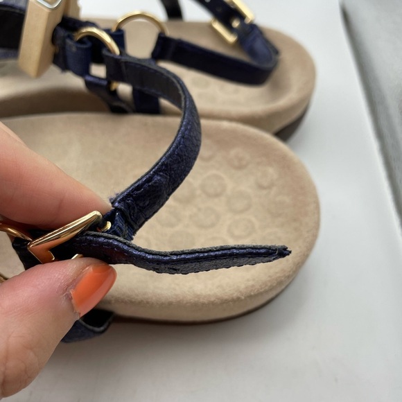 Vionic Kirra blue metallic women’s sandals size 7 - Picture 4 of 10